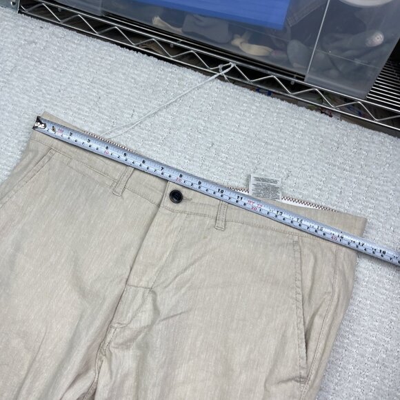 Jack & Jones Pants Mens 34 / 32 Sand Beige Linen Blend Slim Fit Marco Straight - Picture 9 of 13